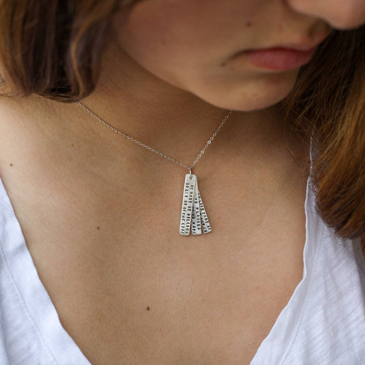 Sterling Silver Buddha Quote Necklace