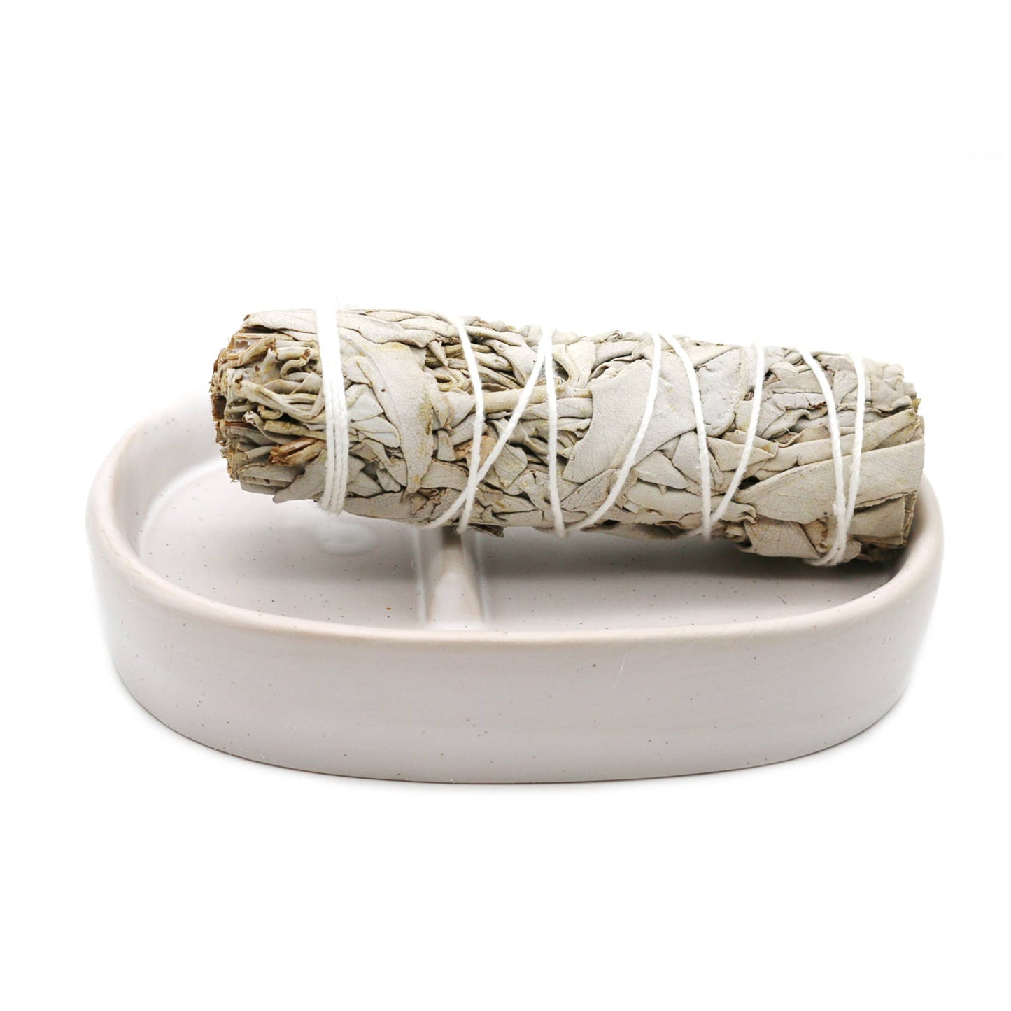 White Ceramic Palo Santo Holder
