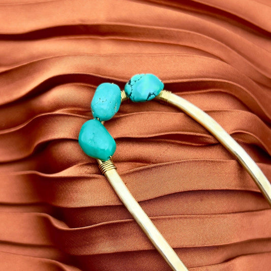 Turquoise Hair Fork
