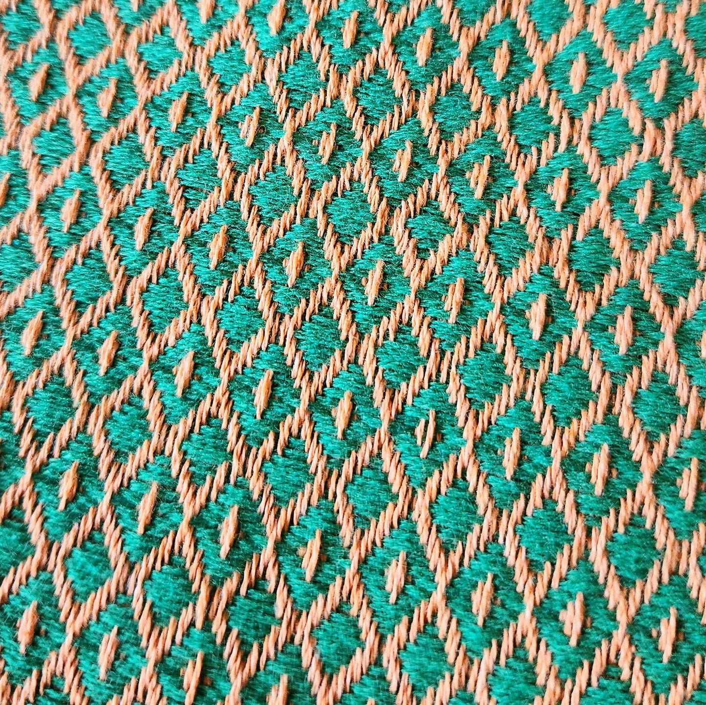 Green & Orange Spring Turkish Blanket