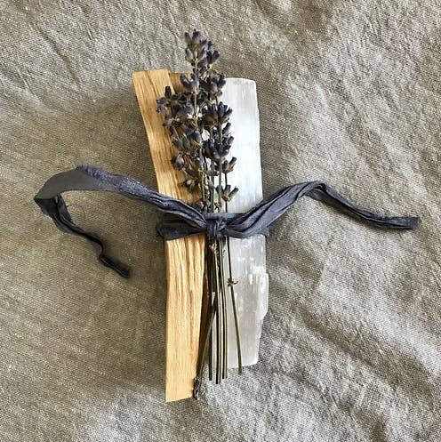 Palo Santo & Selenite with Lavender