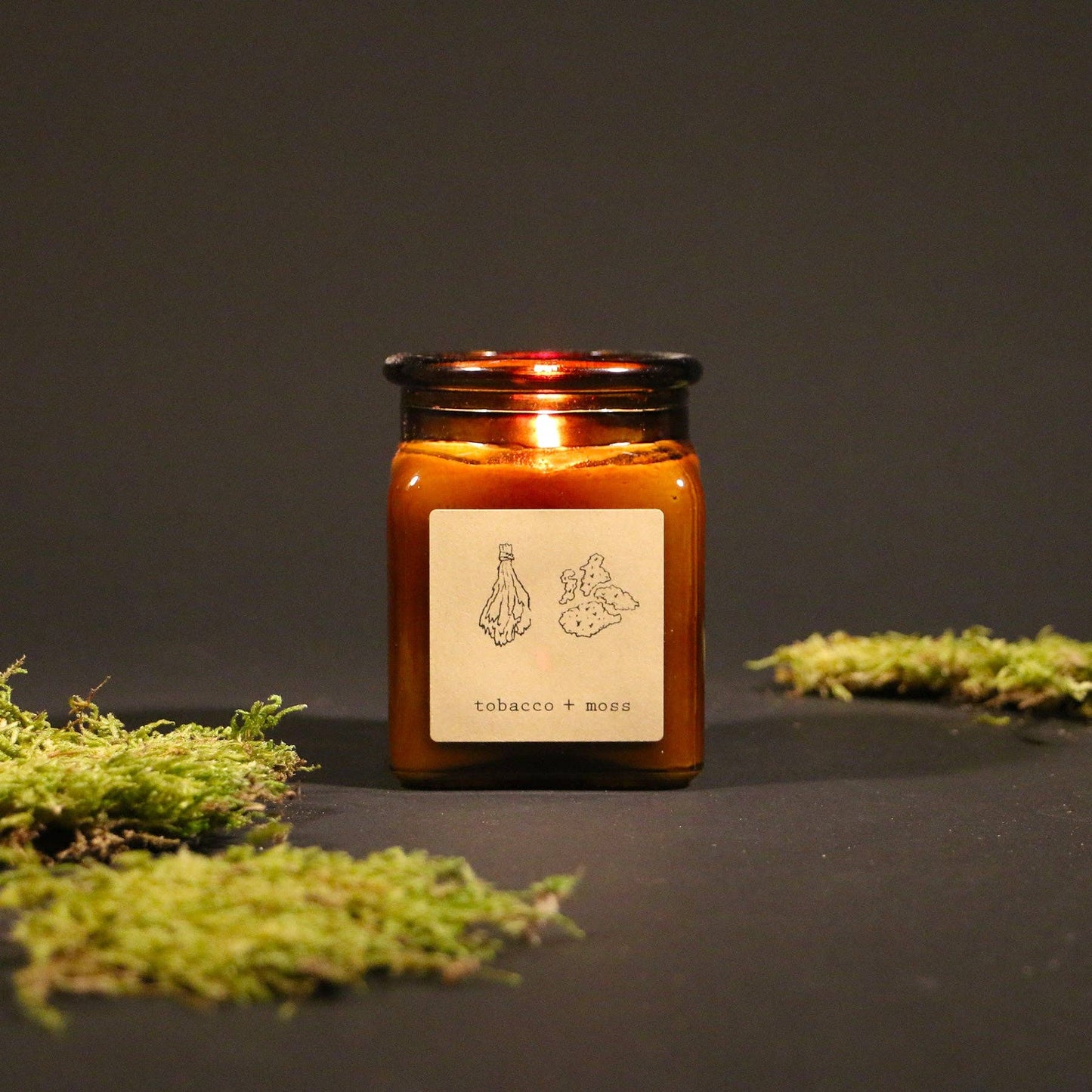 Tobacco + Moss Candle