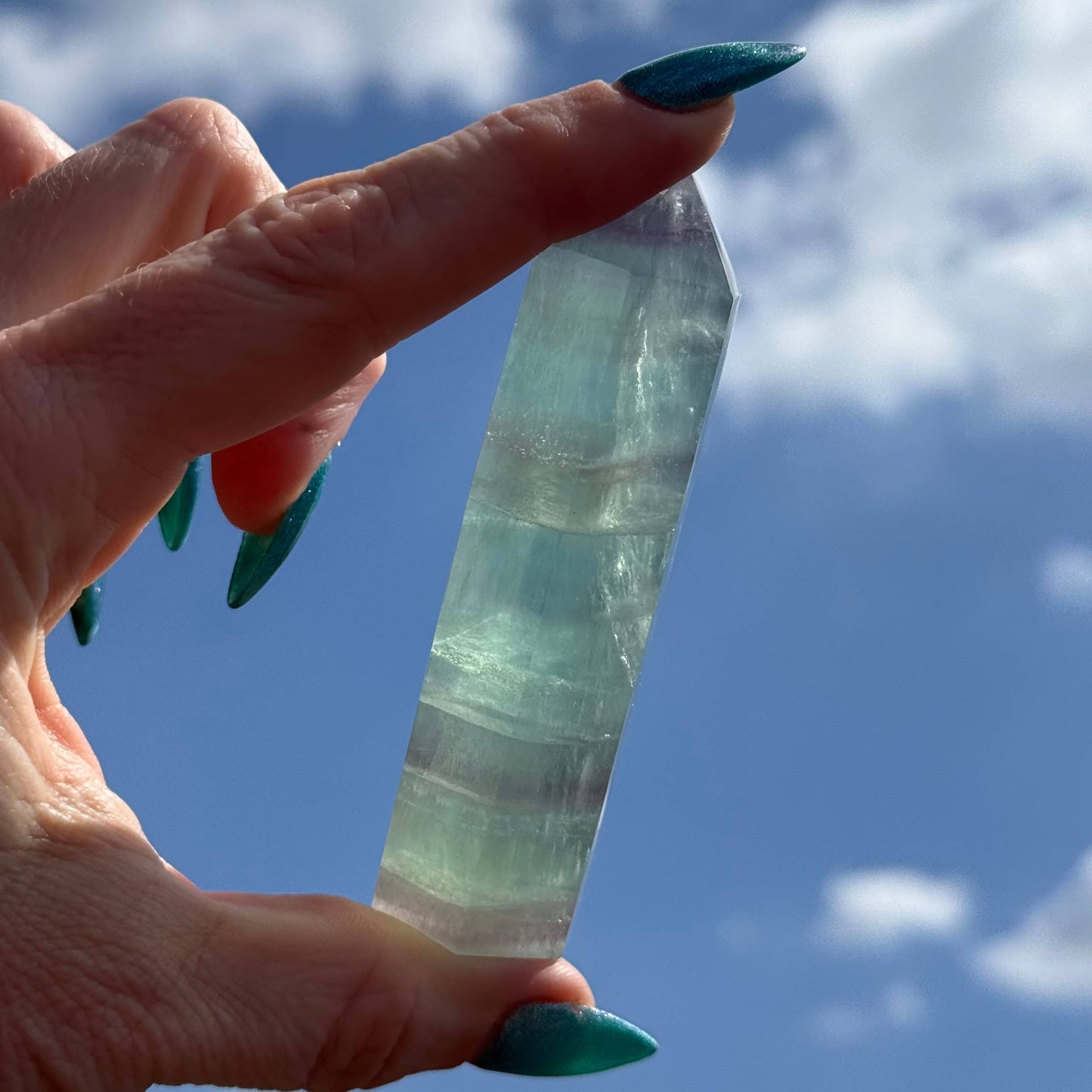 Polished Fluorite Tower