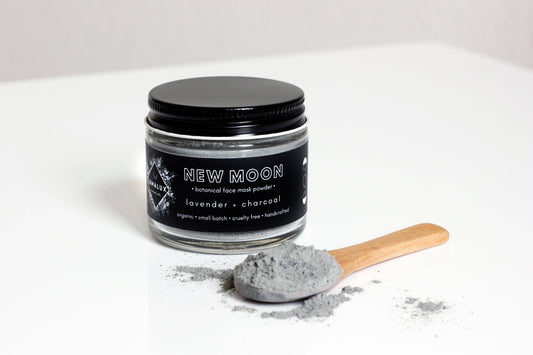 NEW MOON // Charcoal Botanical Face Mask