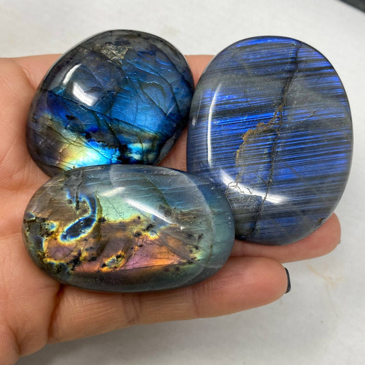 Mini Labradorite Palm Stone
