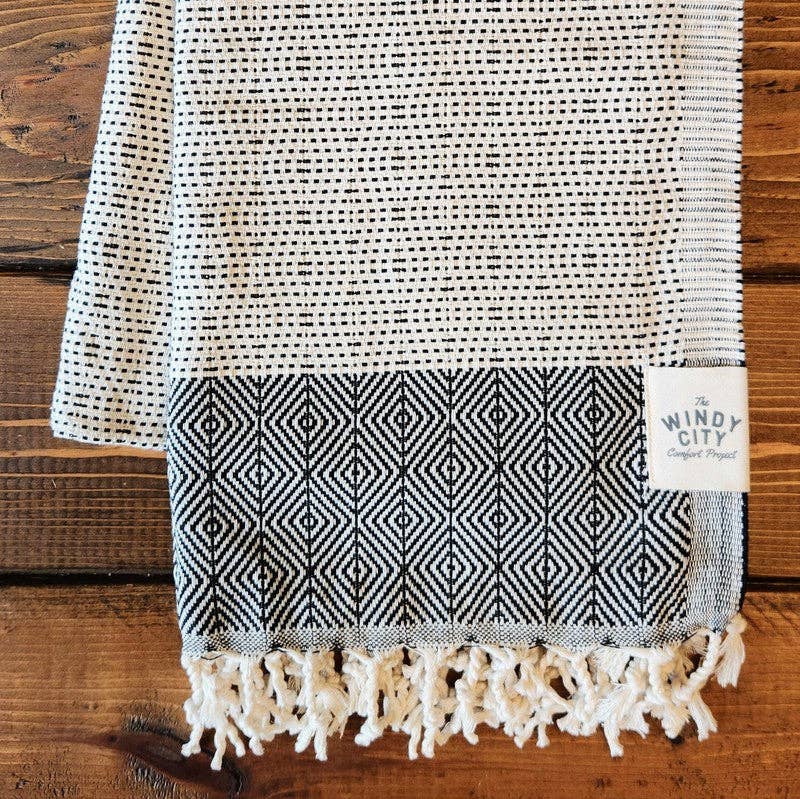 Black Turkish Blanket