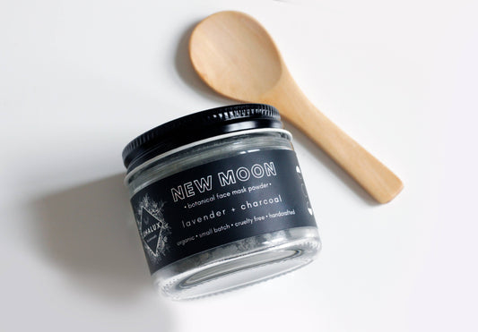 NEW MOON // Charcoal Botanical Face Mask