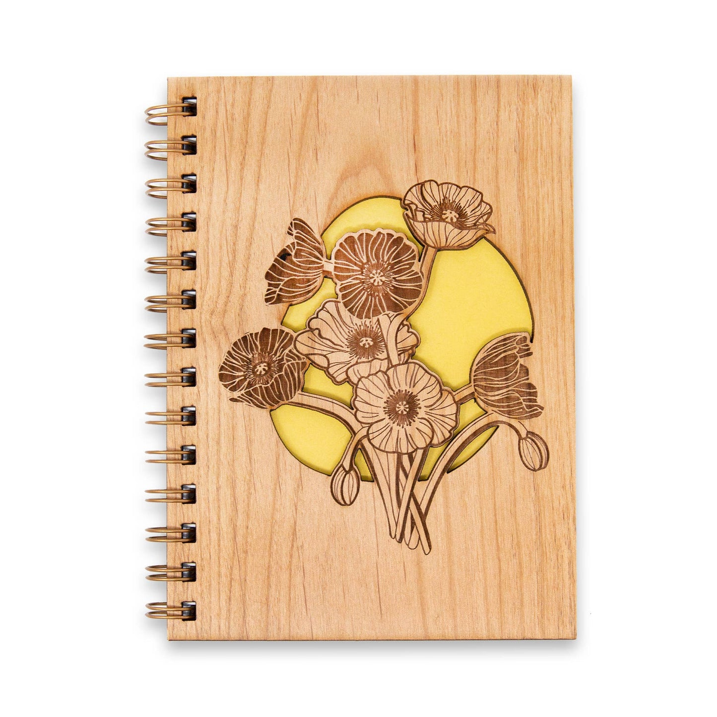 Icelandic Poppies Wood Journal
