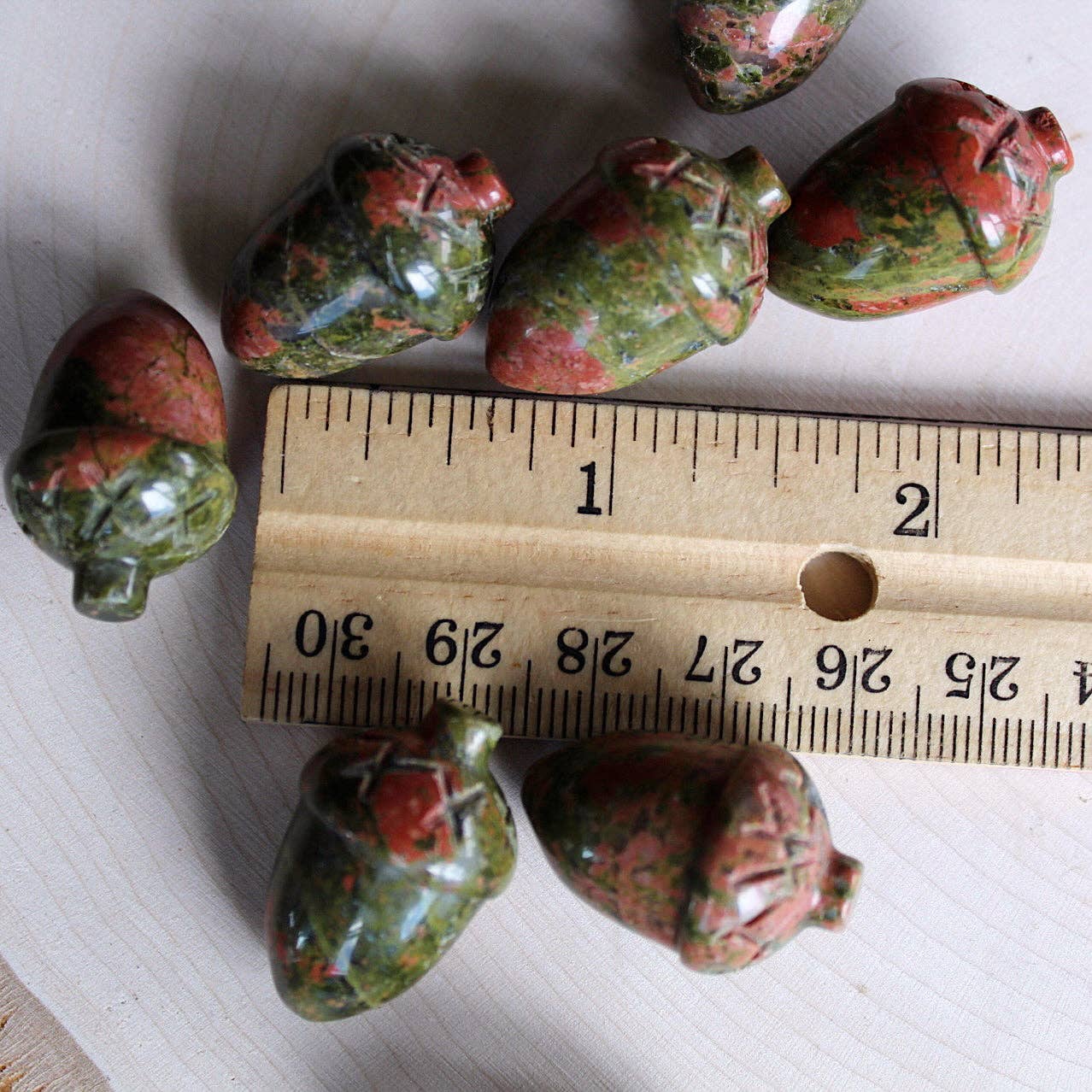 Unakite Jasper Acorn