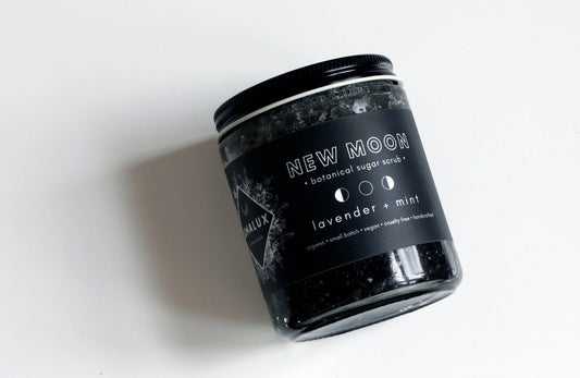 NEW MOON // Lavender + Mint Sugar Scrub