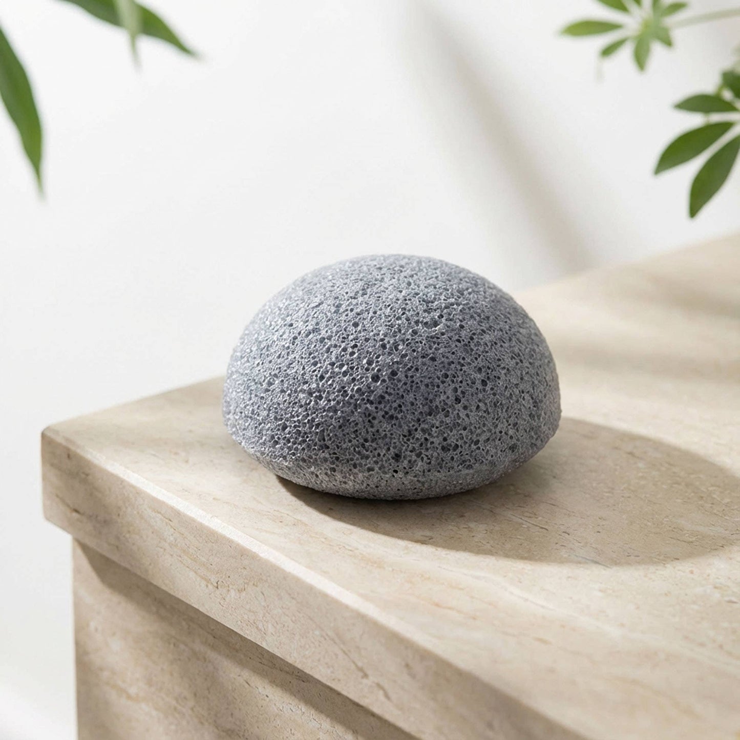 Natural Konjac Facial Cleansing Sponge | White