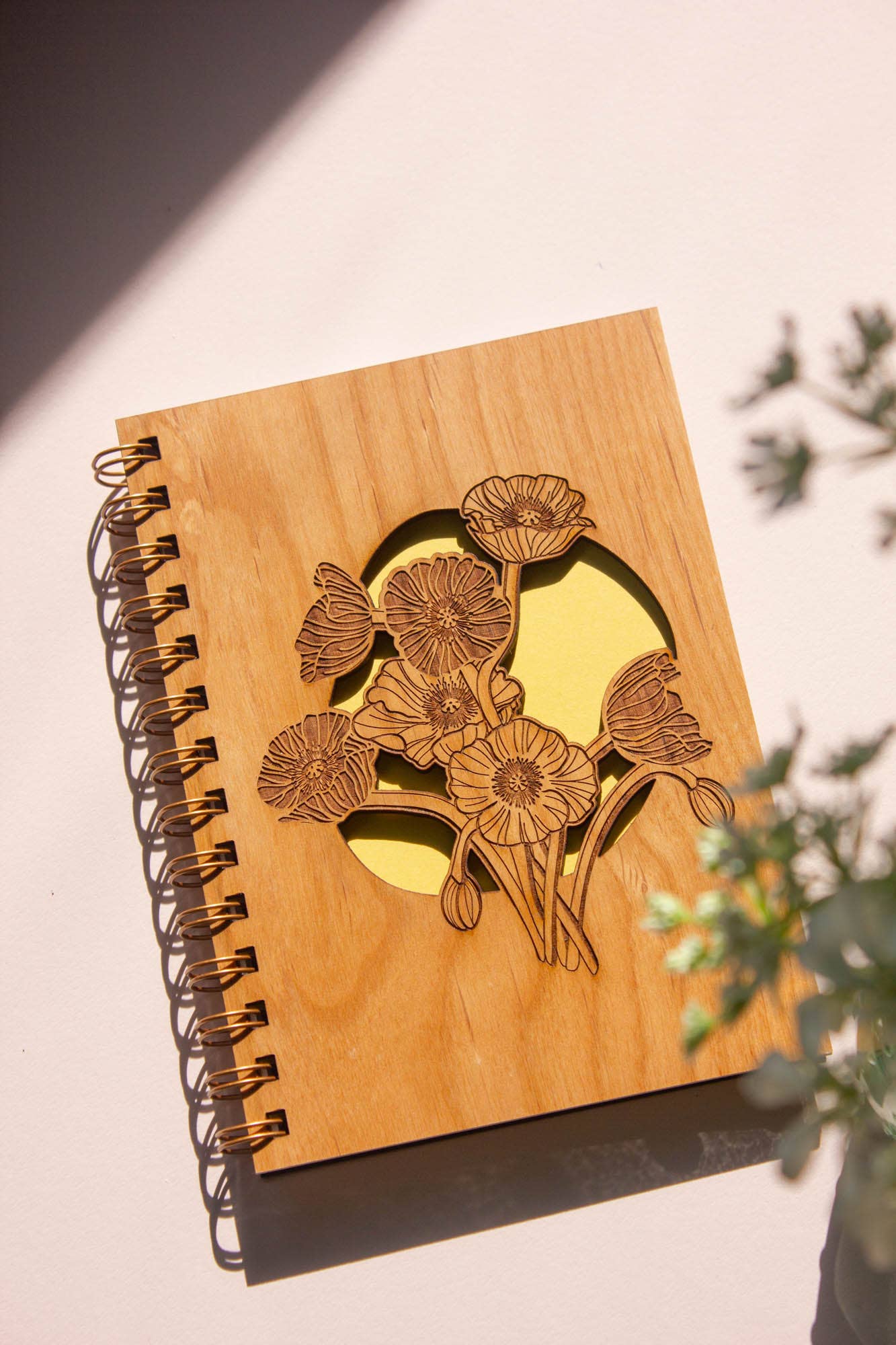 Icelandic Poppies Wood Journal