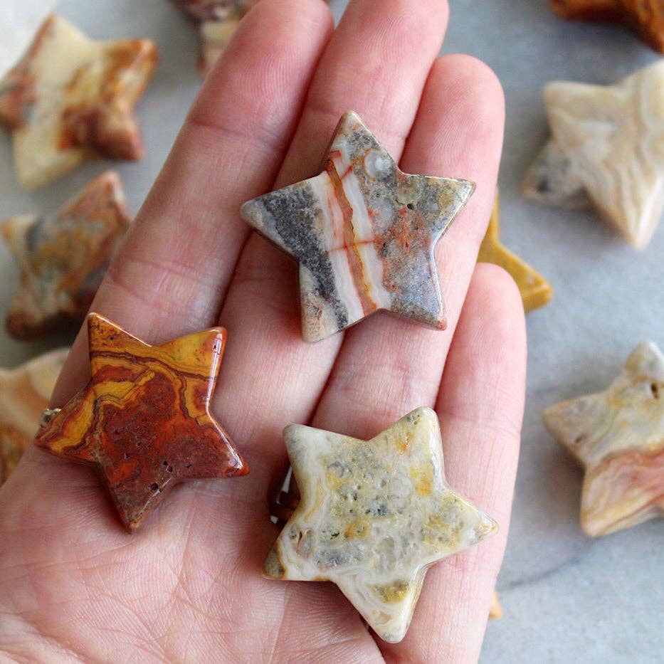 Crazy Lace Agate Star