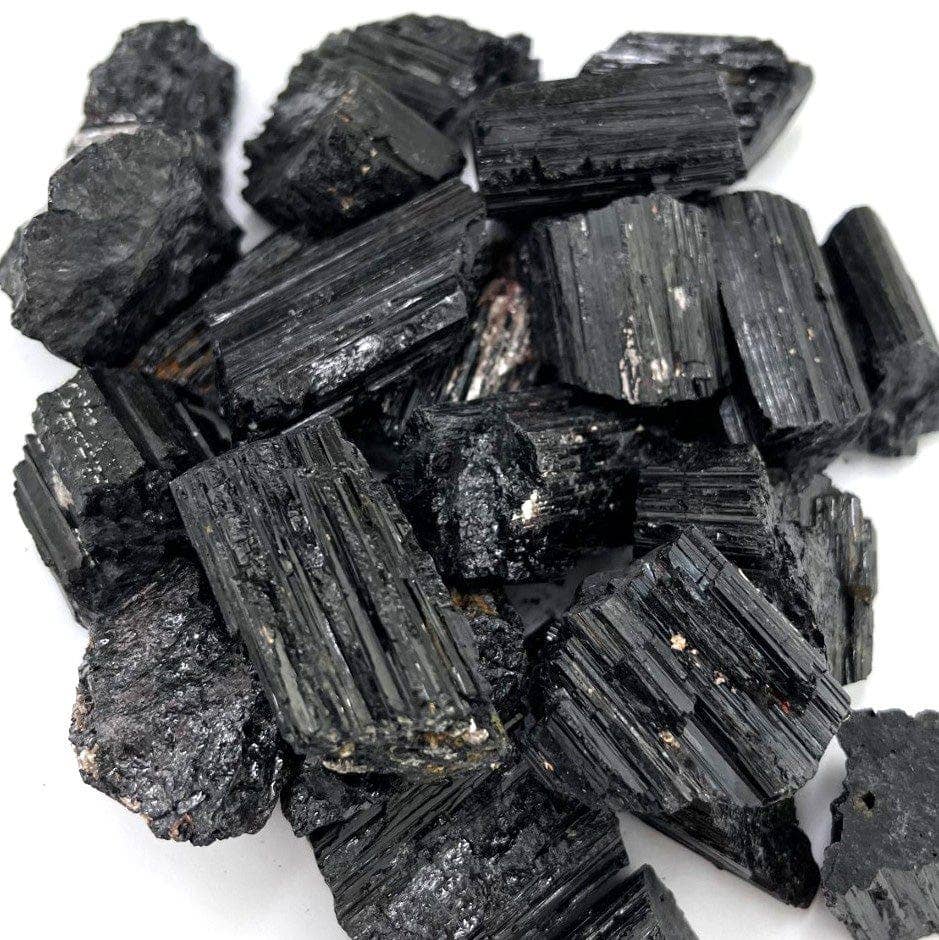 Rough Black Tourmaline Loose Stone