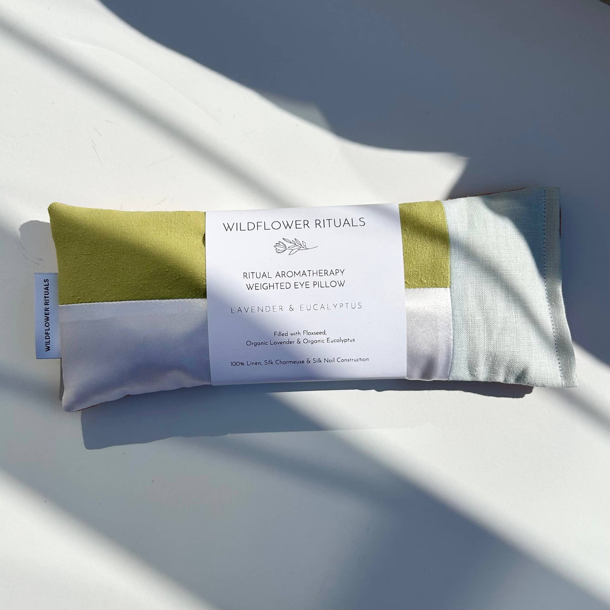Aromatherapy Weighted Eye Pillow - Eucalyptus & Lavender