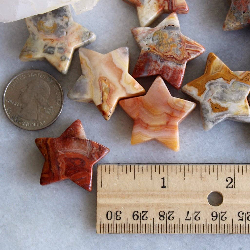 Crazy Lace Agate Star