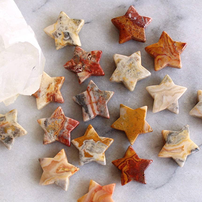 Crazy Lace Agate Star