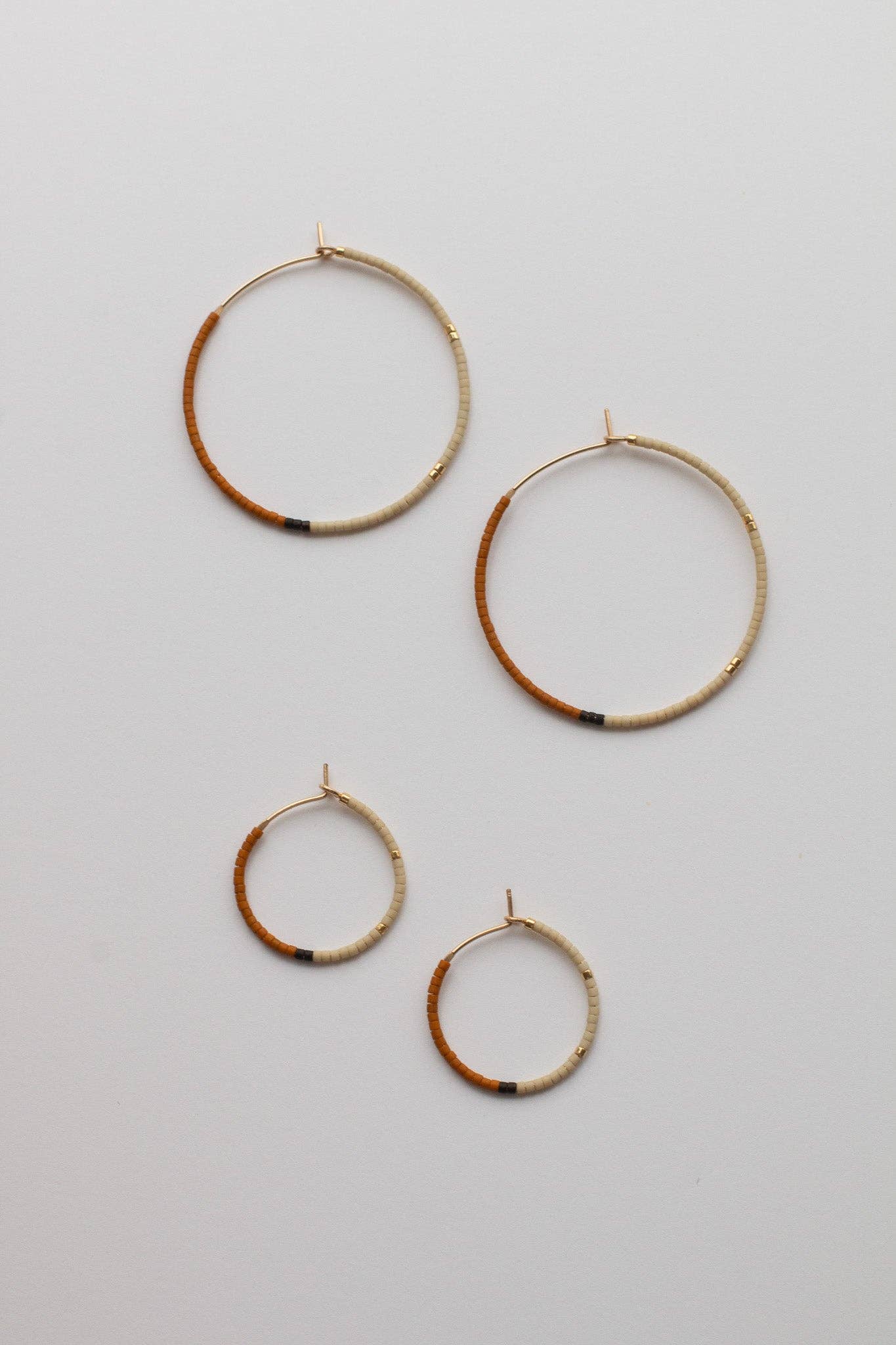 Small Mala Hoops / Rust
