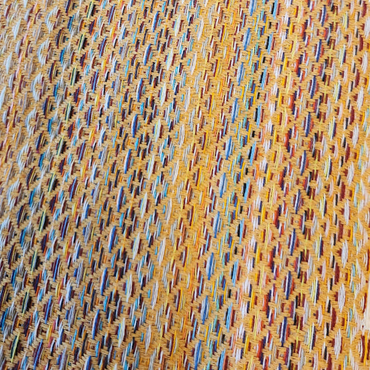 Rainbow Yellow Spring Turkish Blanket