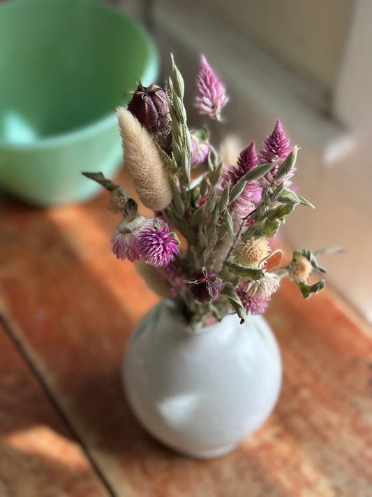 Dried Pink Floral Bouquet