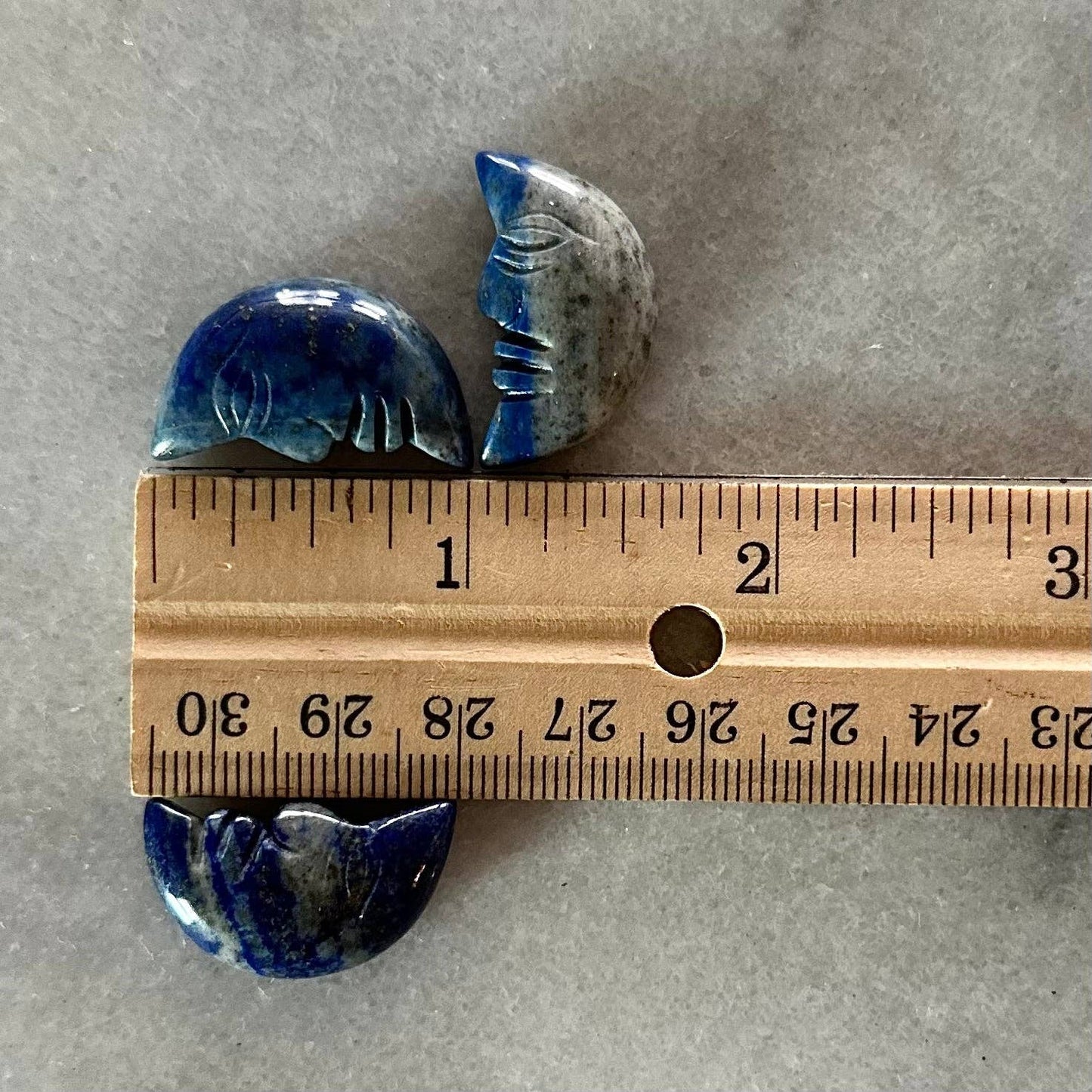 Lapis Lazuli Moon Face