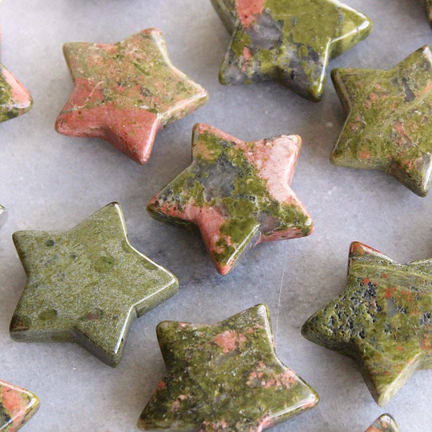 Unakite Jasper Star