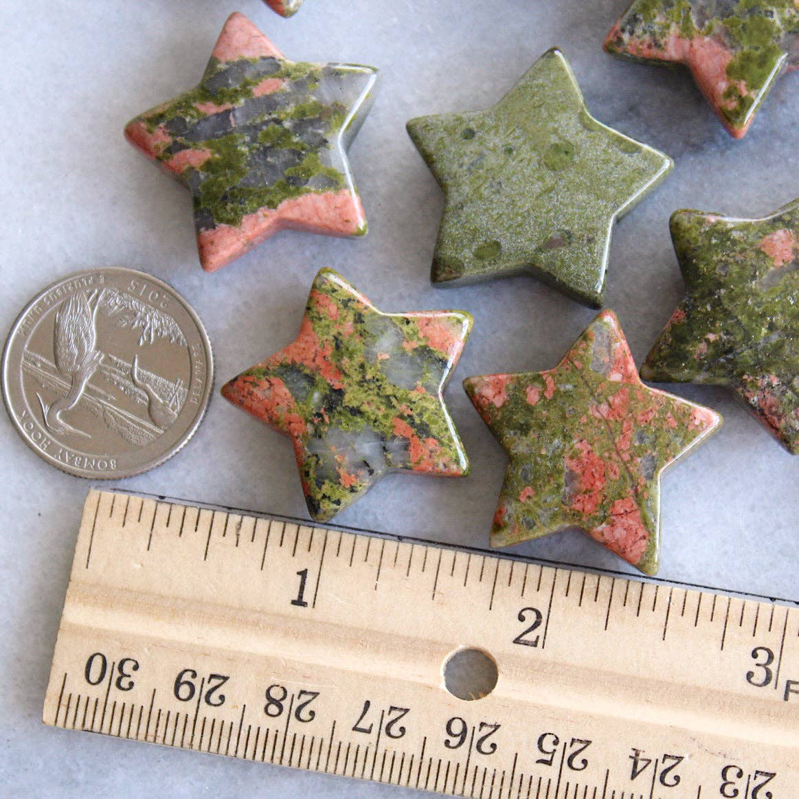 Unakite Jasper Star