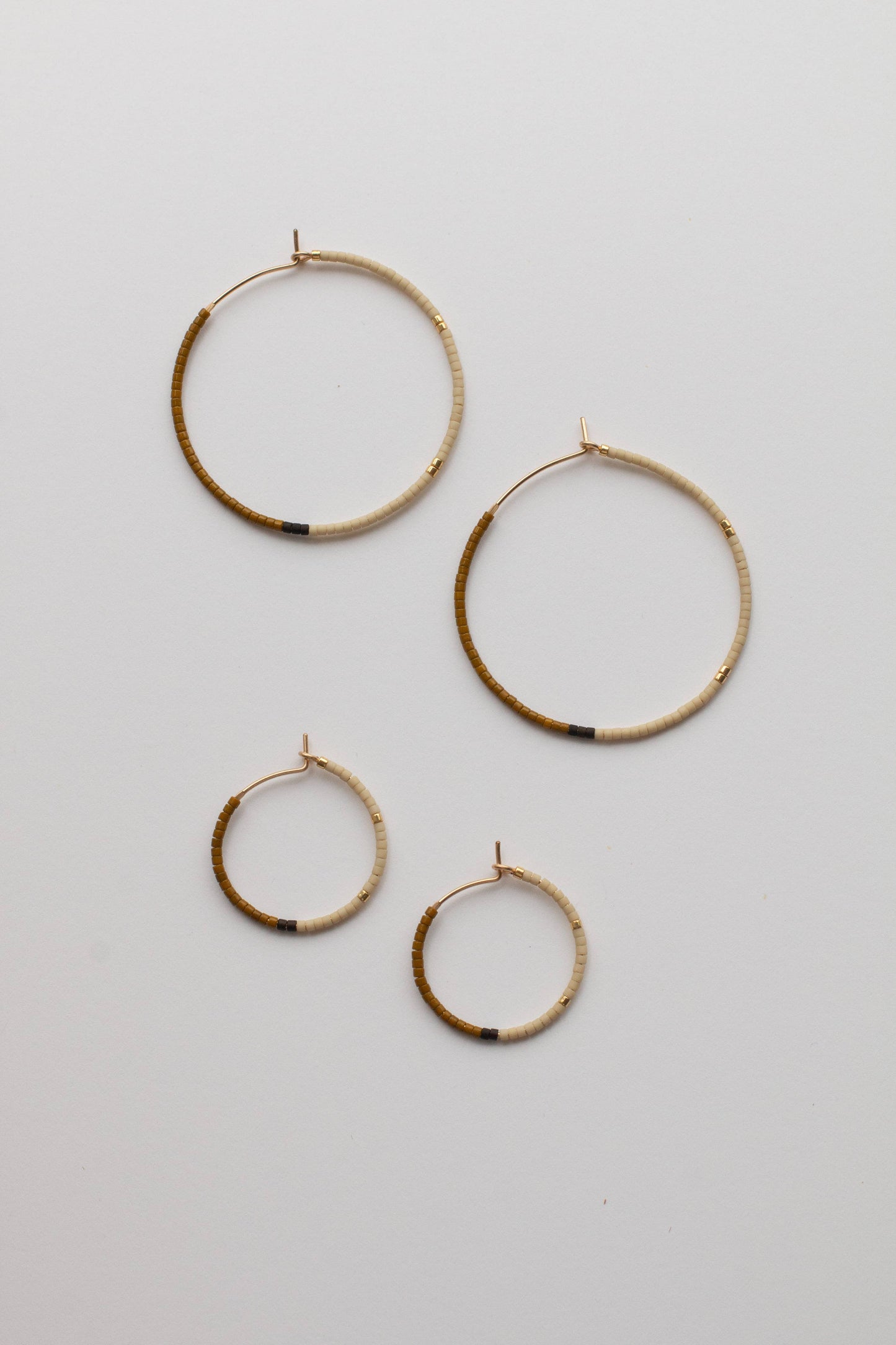 Small Mala Hoops / Rust