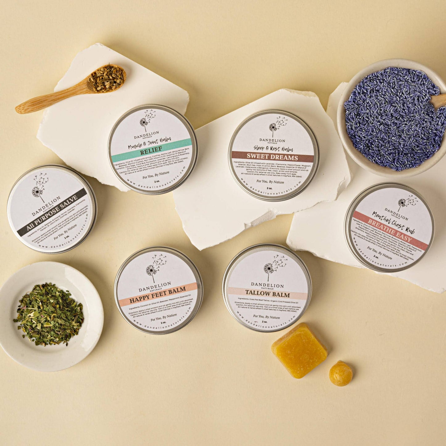 All Purpose Salve | Calendula + Comfrey + Chamomile + Yarrow