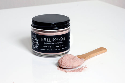 FULL MOON // Rose Botanical Face Mask
