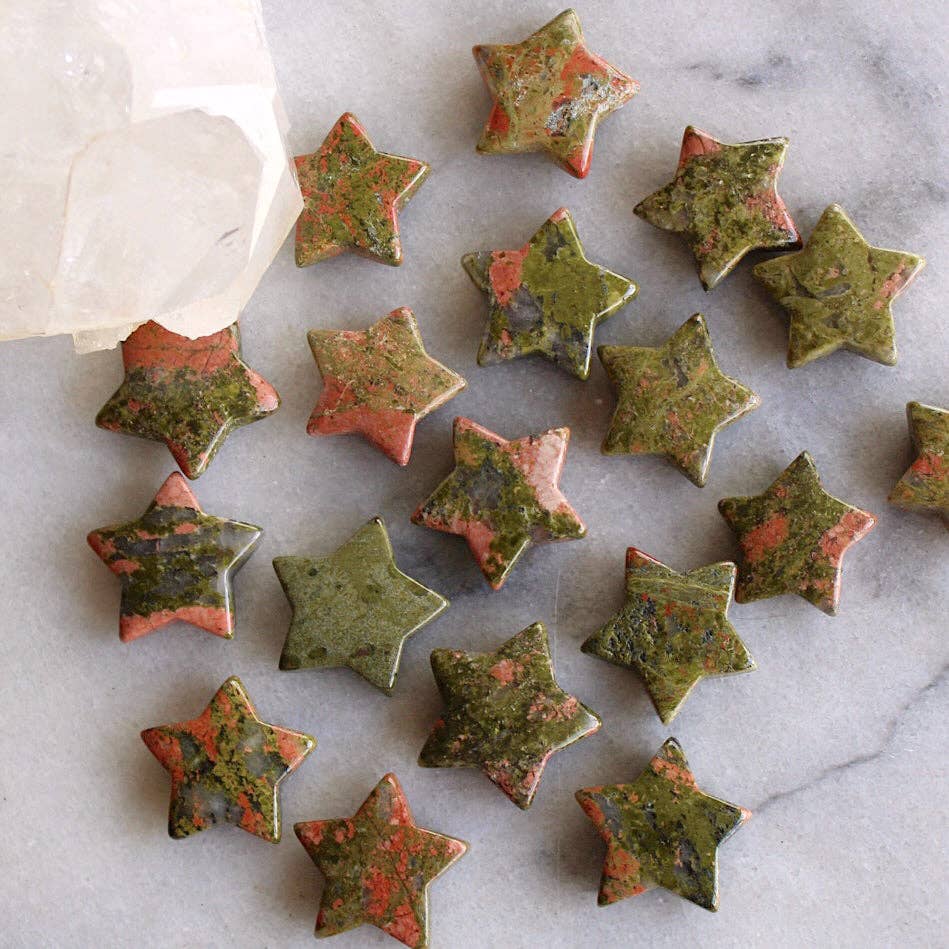 Unakite Jasper Star