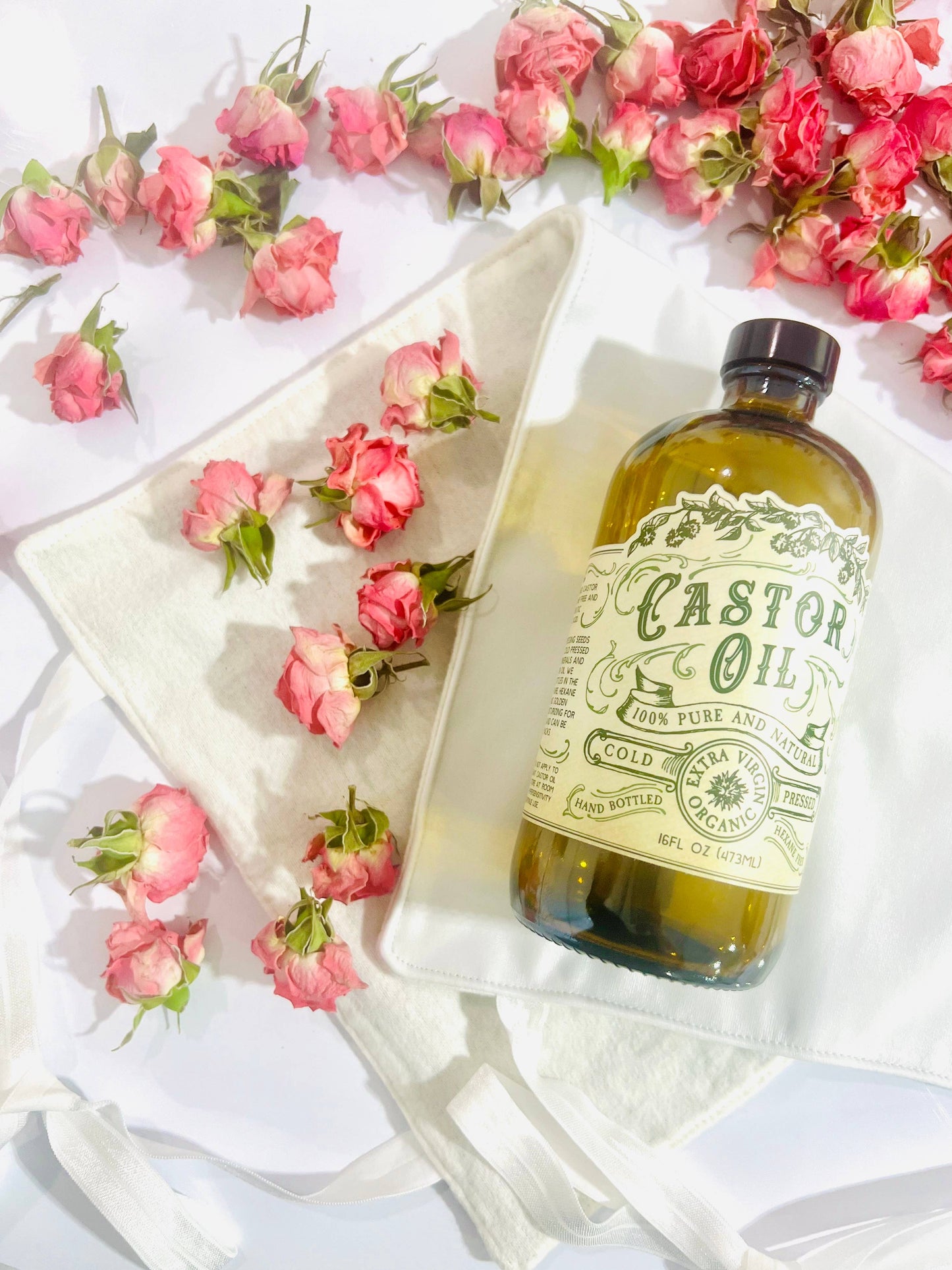 Organic Cold Pressed Hexane Free Castor Oil: 2 oz