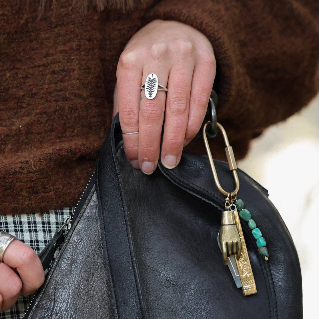 Guardian Purse Charm: Silver