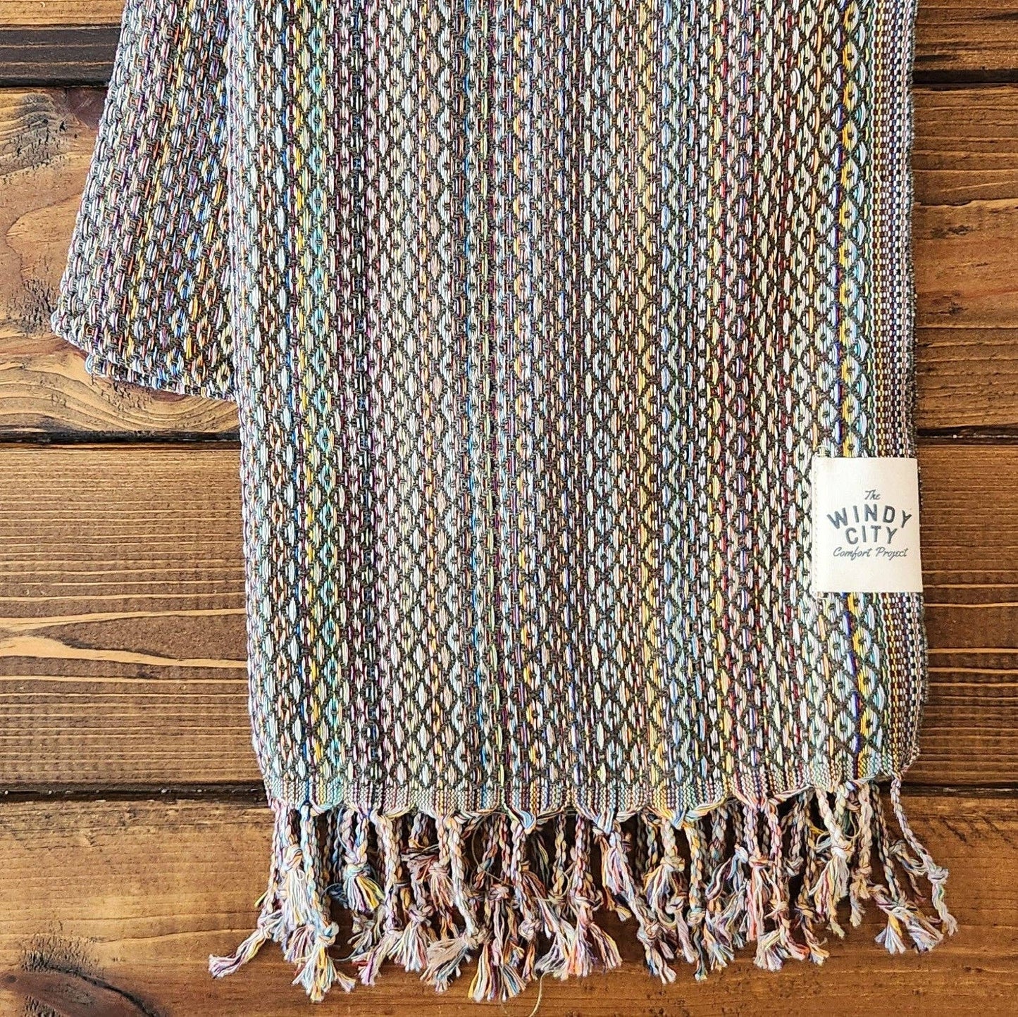 Rainbow Moss Spring Turkish Blanket