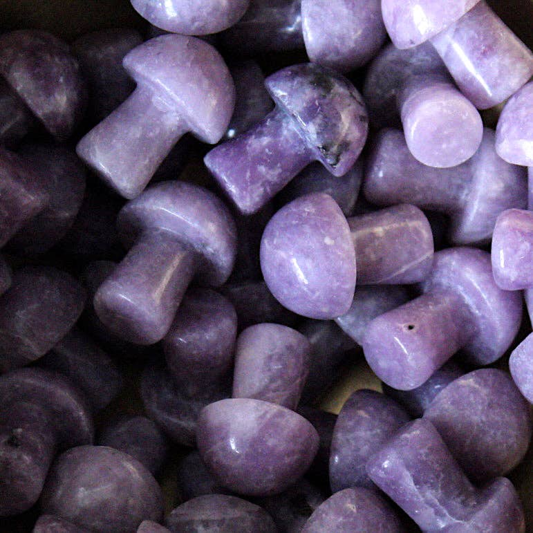Lepidolite Mini Mushroom