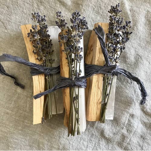 Palo Santo & Selenite with Lavender