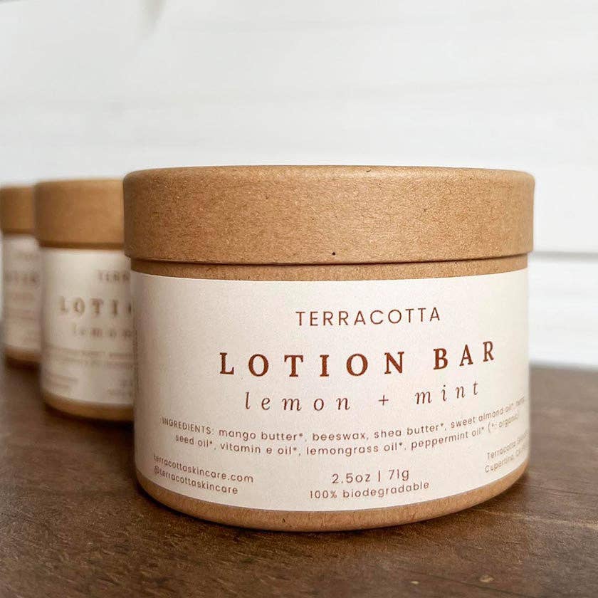 Lemon + Mint Lotion Bar