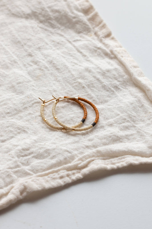 Small Mala Hoops / Rust