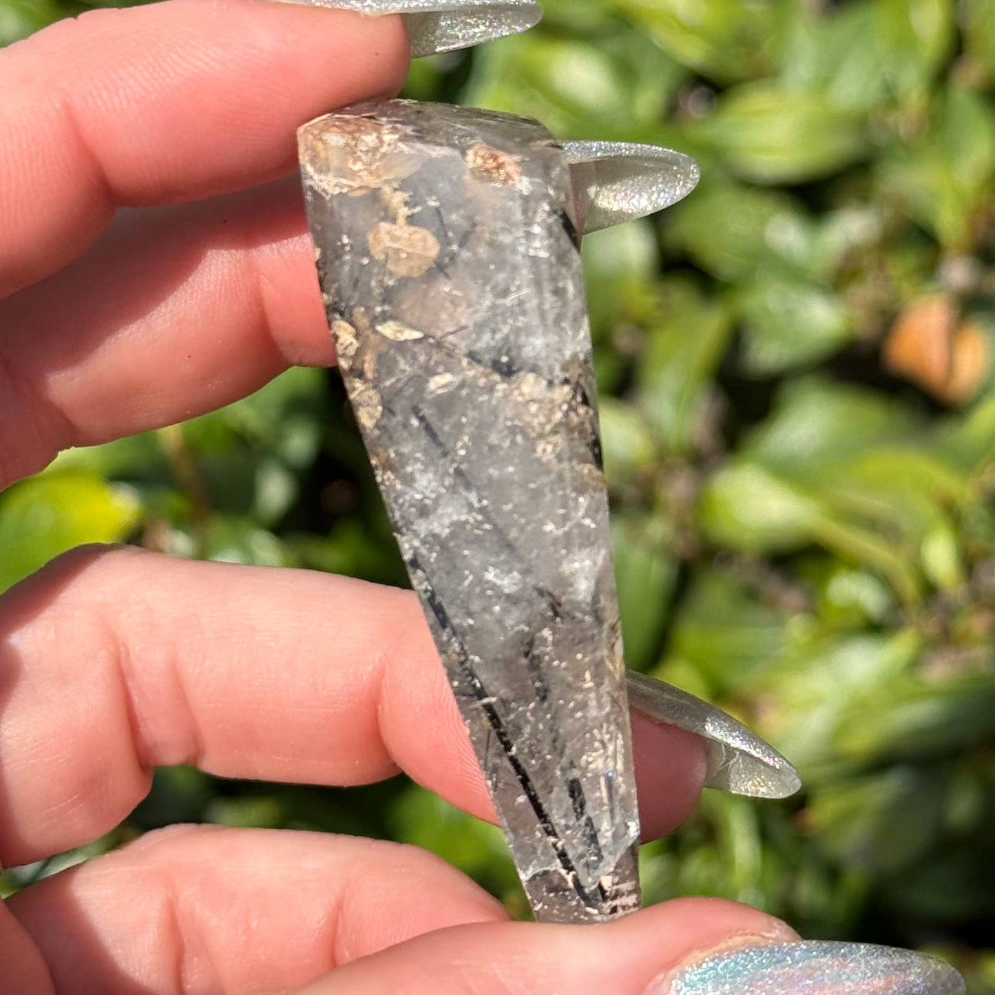 Tourmaline in Quartz Freeform