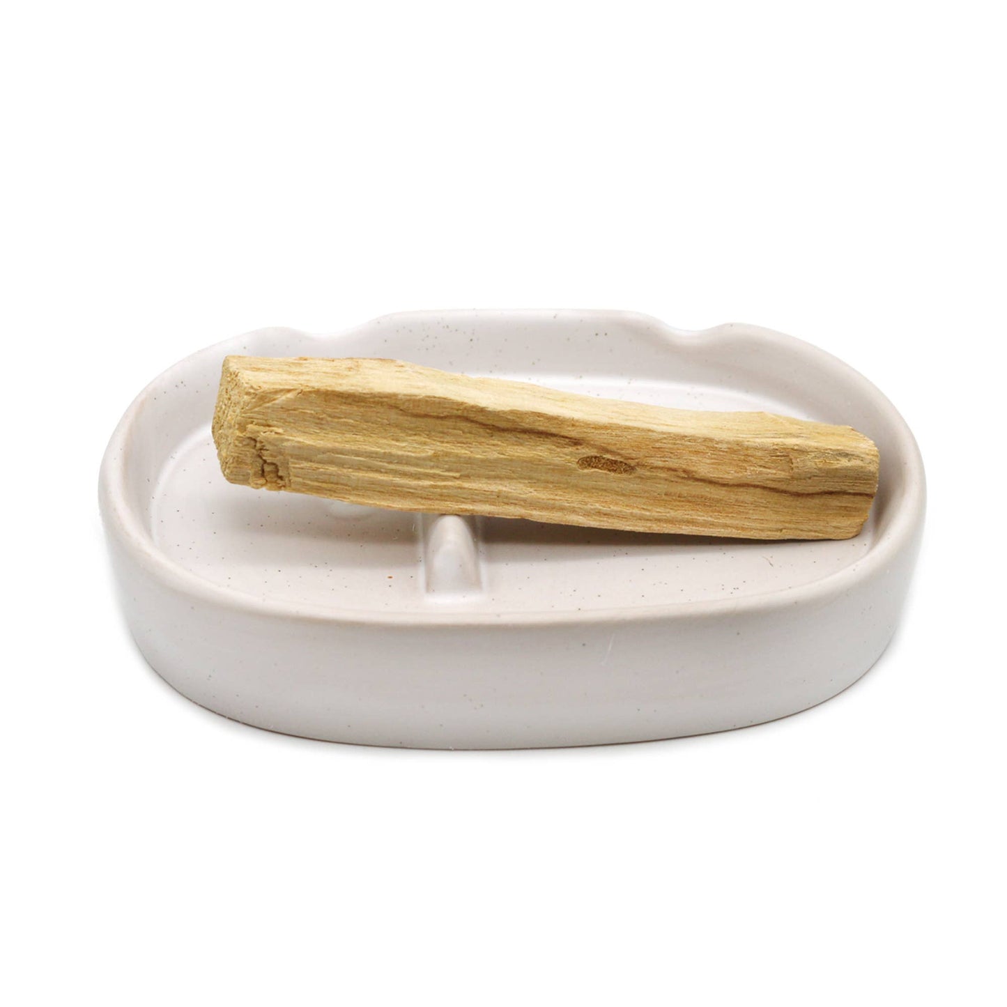 White Ceramic Palo Santo Holder