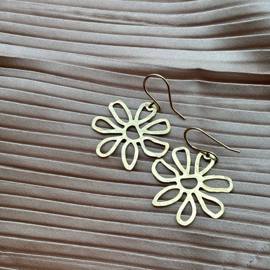 Ziggy Earrings: Gold / Small