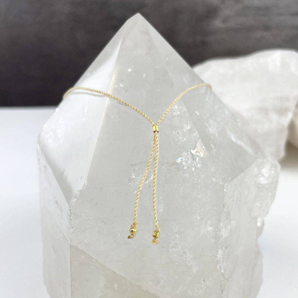 Worry Stone Necklace on Cord