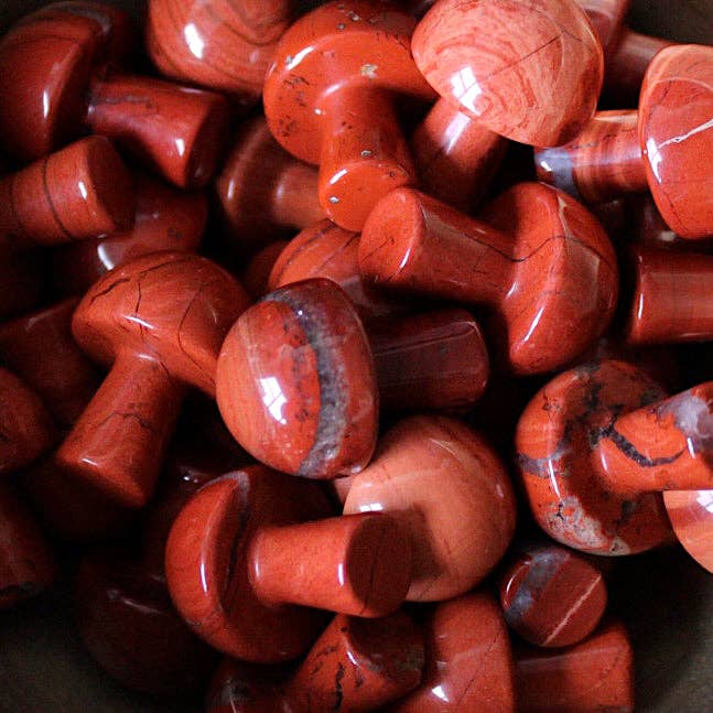 Red Jasper Mini Mushroom