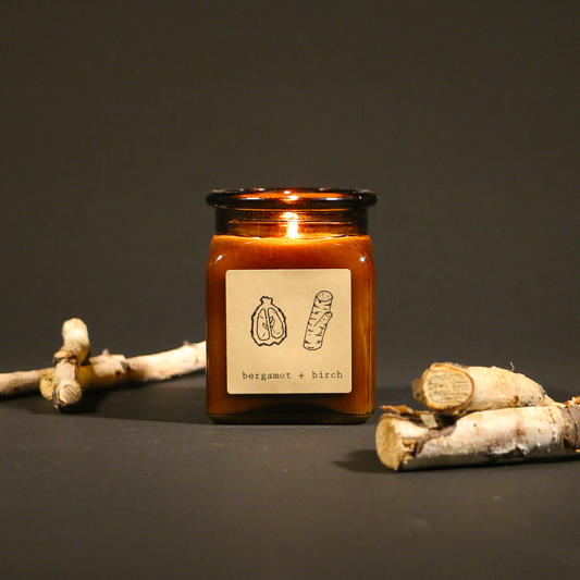Bergamot + Birch Candle