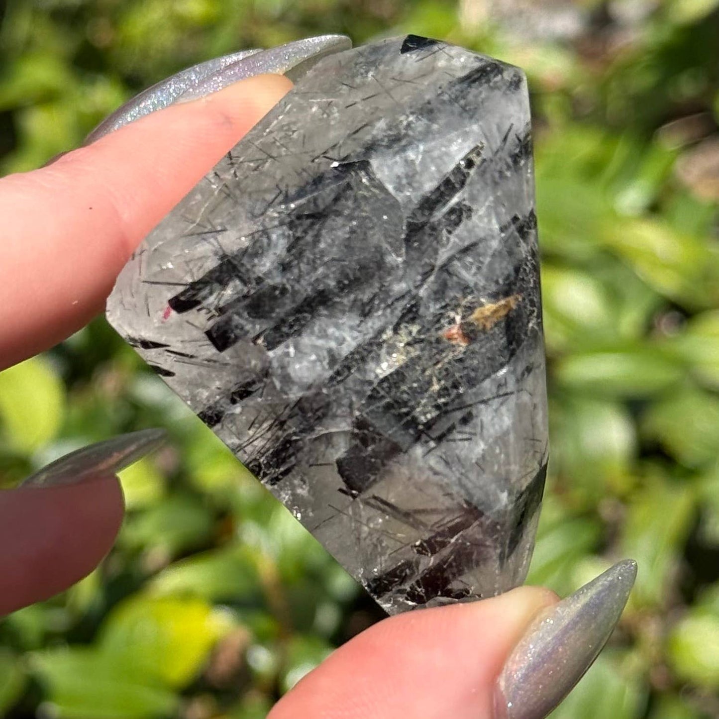 Tourmaline in Quartz Freeform
