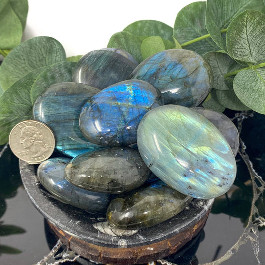 Mini Labradorite Palm Stone