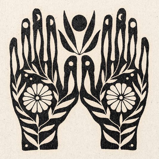 Growth in Your Hands — 11" x 11" Art Print