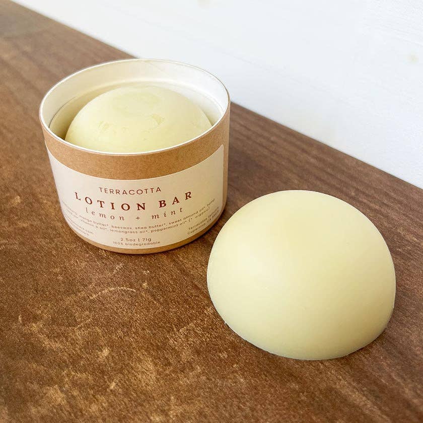 Lemon + Mint Lotion Bar