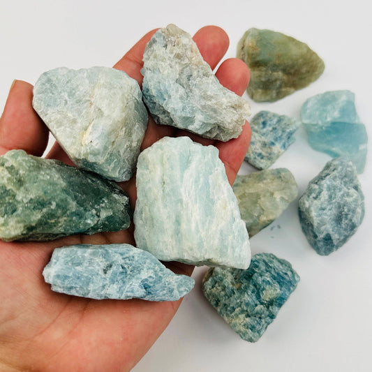 Rough Aquamarine Loose Stone