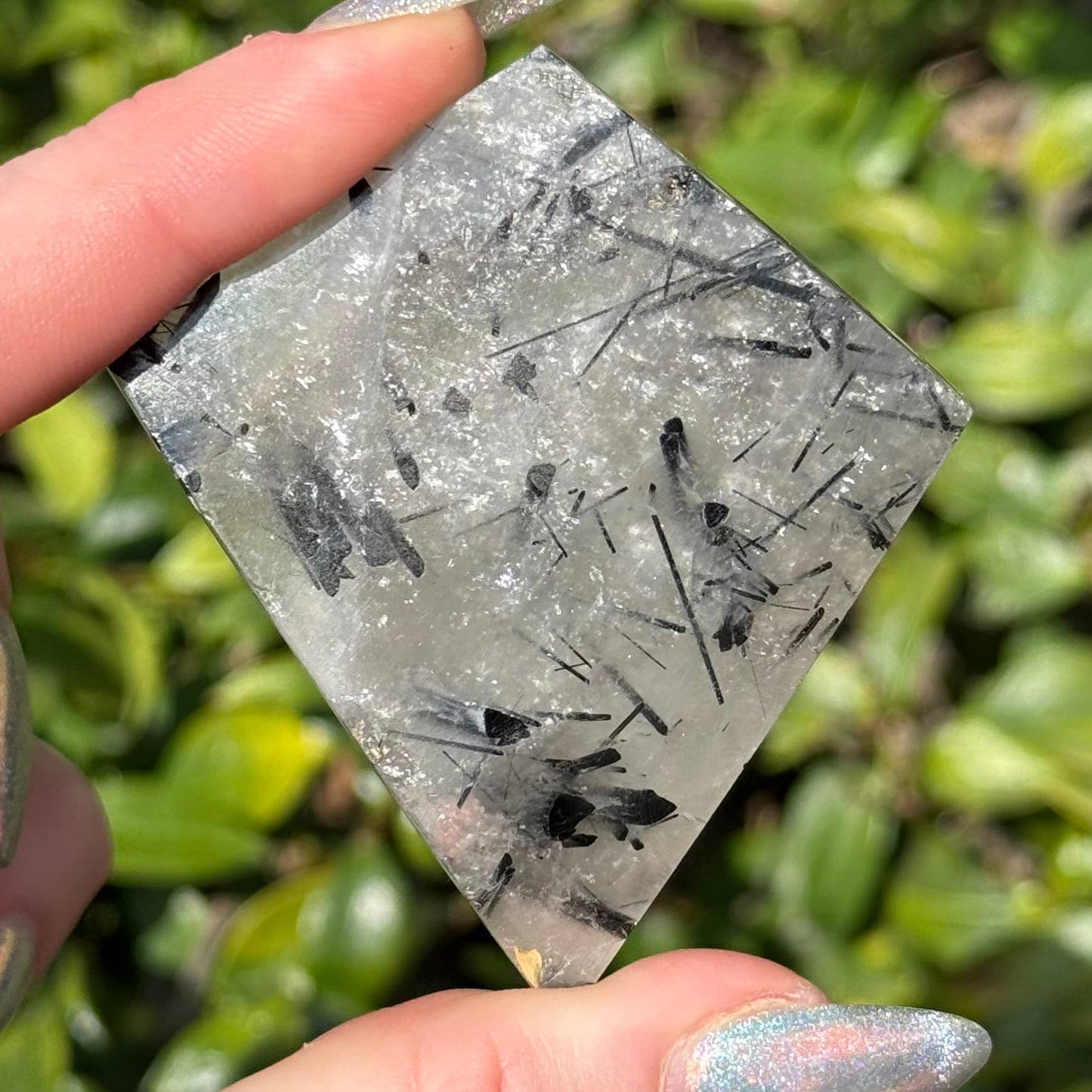 Tourmaline in Quartz Freeform